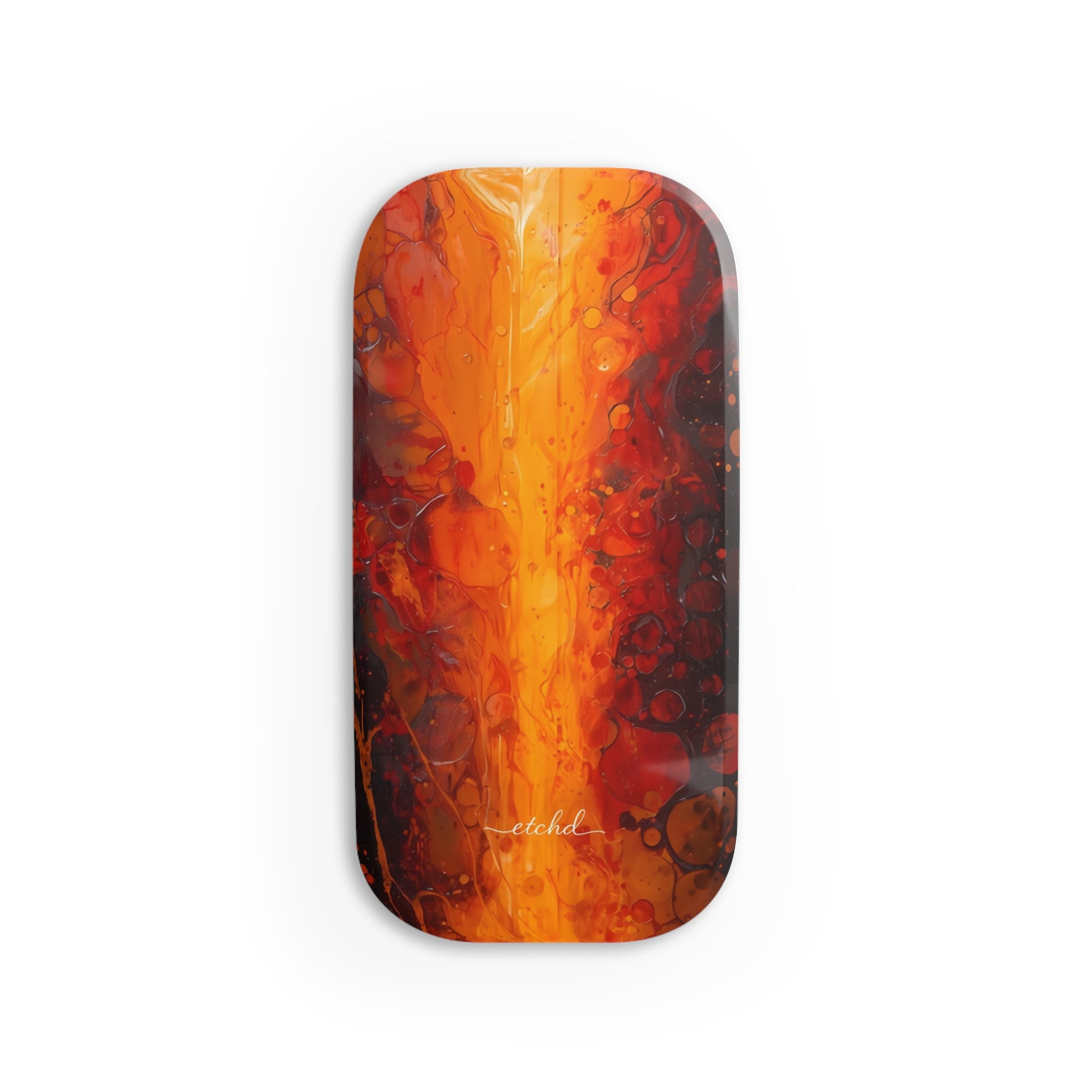 Molten Core Click-On Phone Grip by etchd