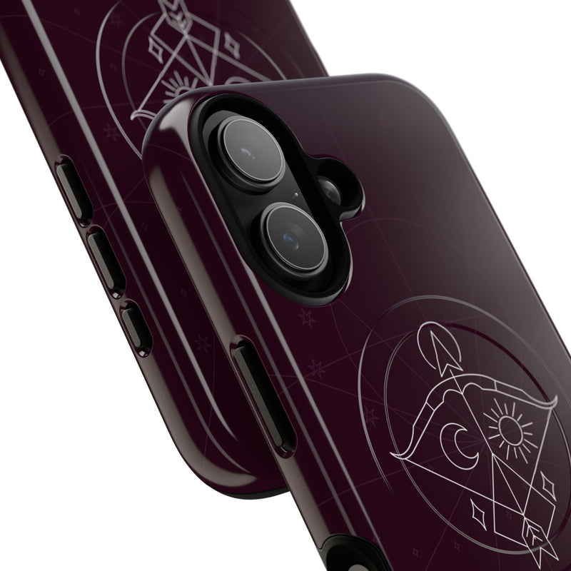 Sagittarius Magnetic Phone Case by etchd, view 87