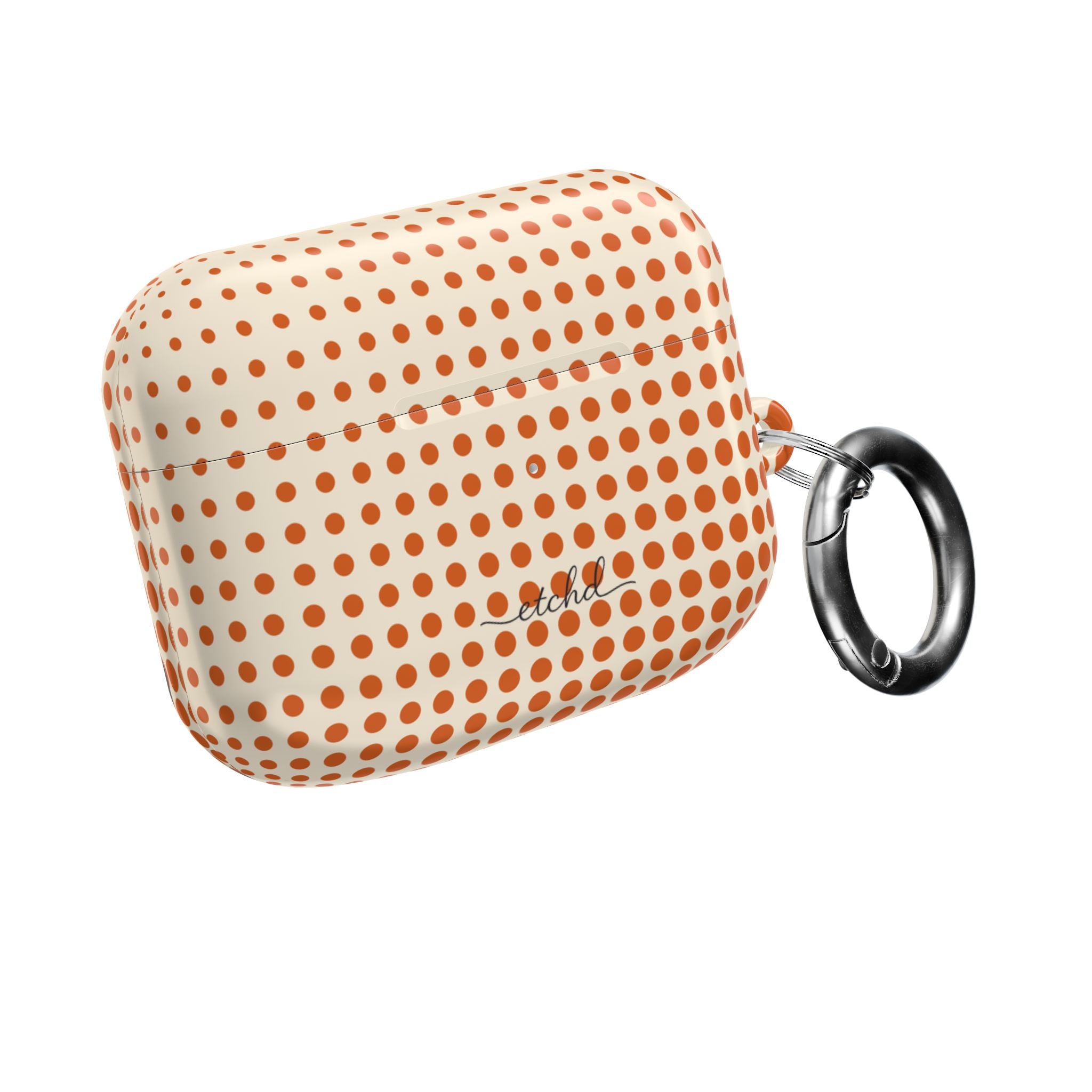 Tangerine Halftone AirPod Case by etchd, view 8