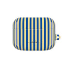 Cobalt & Butter Striped Custodia per AirPods