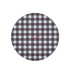 Blue & Plum Gingham Anello e supporto per telefono di etchd, vista 2