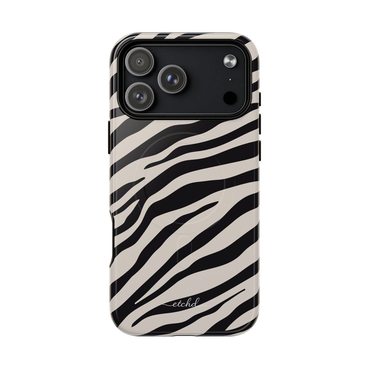 Zebra Print Magnetic Phone Case by etchd, view 31