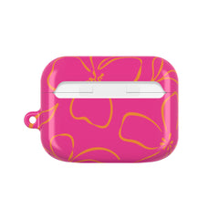 Pink & Orange Floral AirPod Case by etchd, view 7