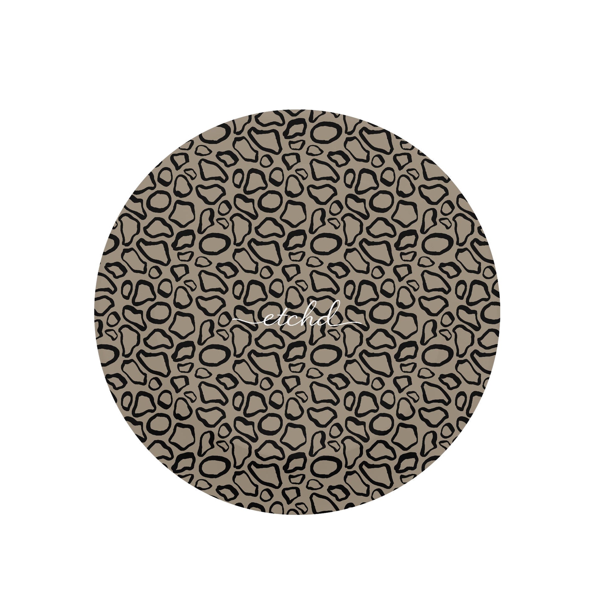 Abstract Print Taupe Phone Grip And Stand by etchd, view 3