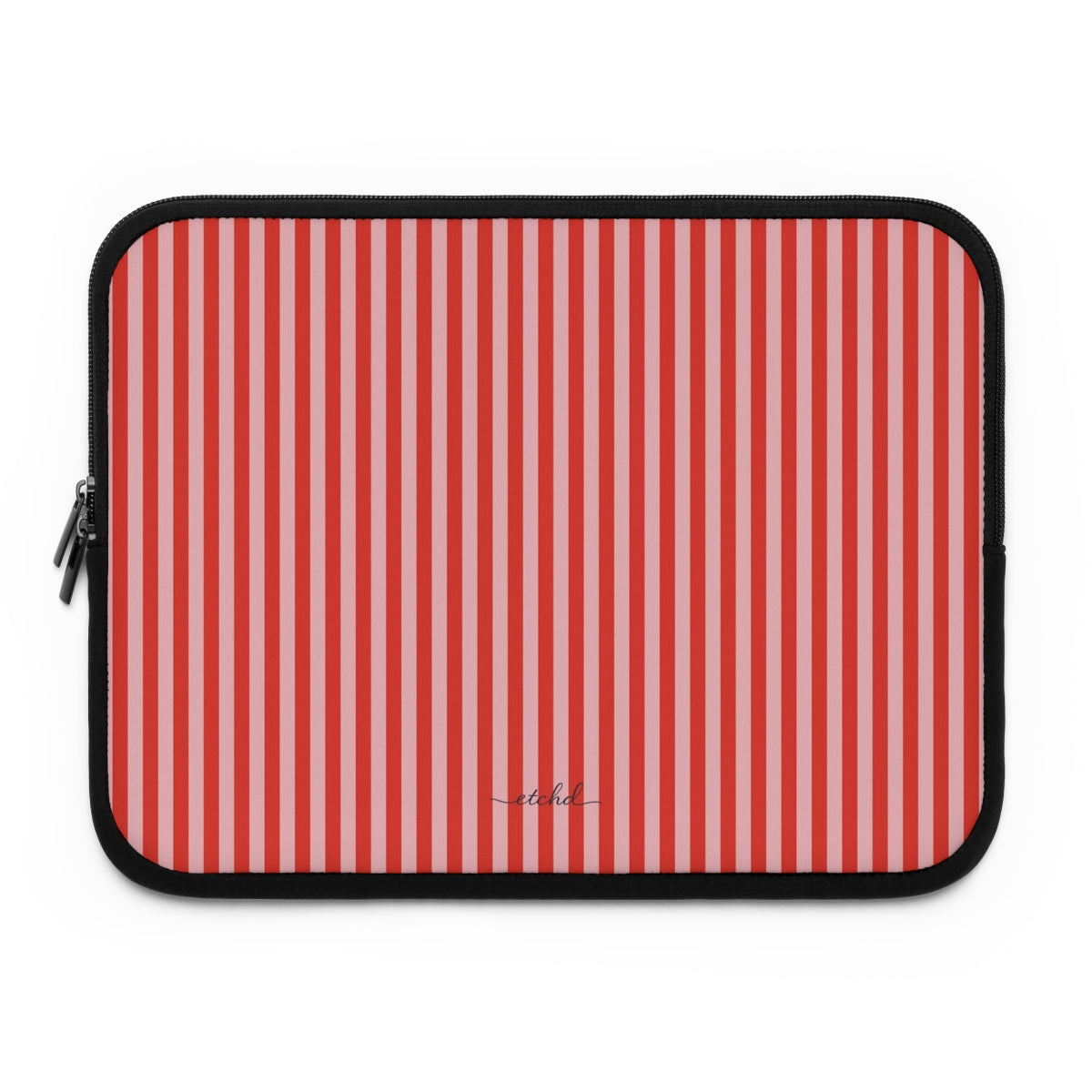 Poppy & Blush Striped Custodia per laptop di etchd