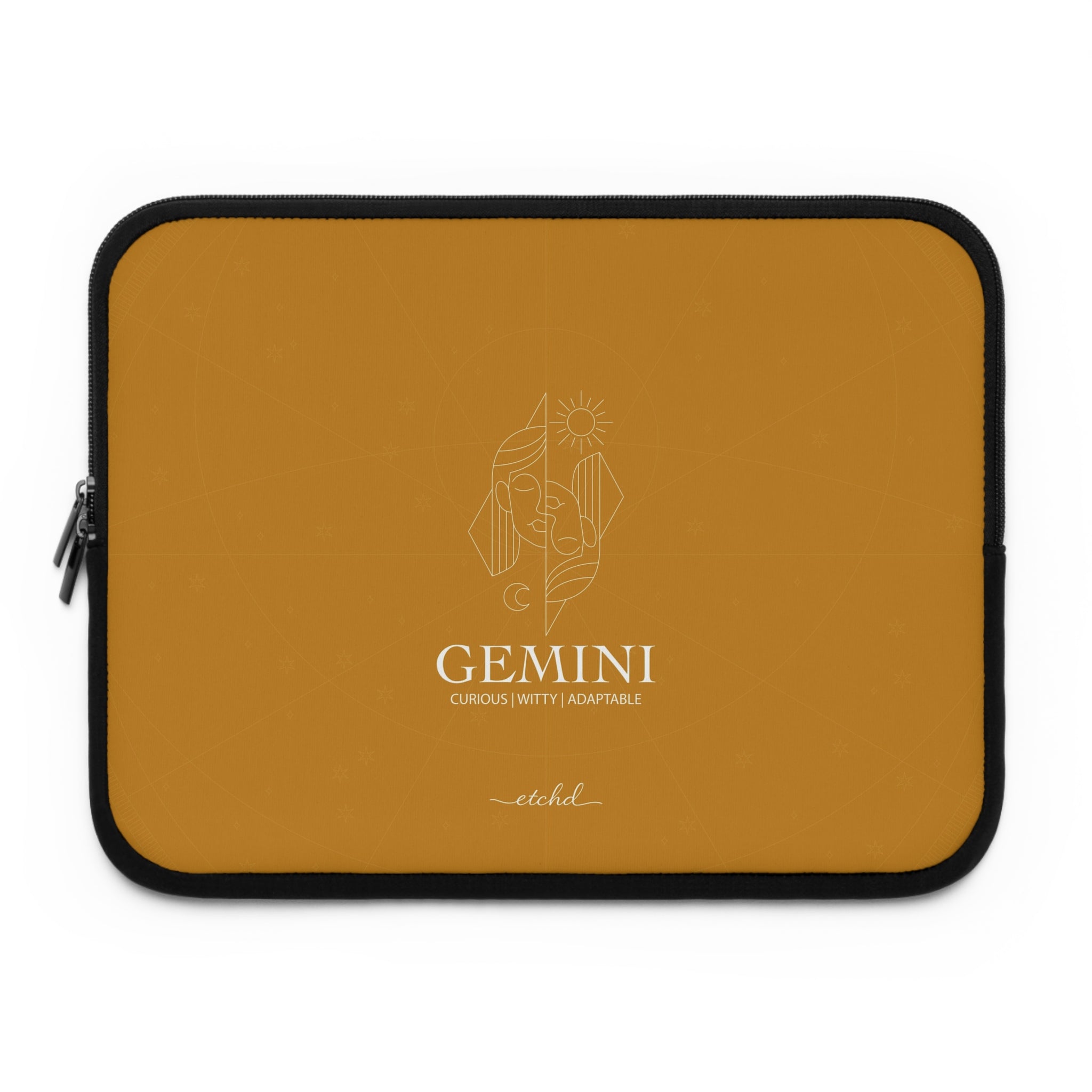 Gemini Laptop Sleeve – designer laptop sleeve by etchd