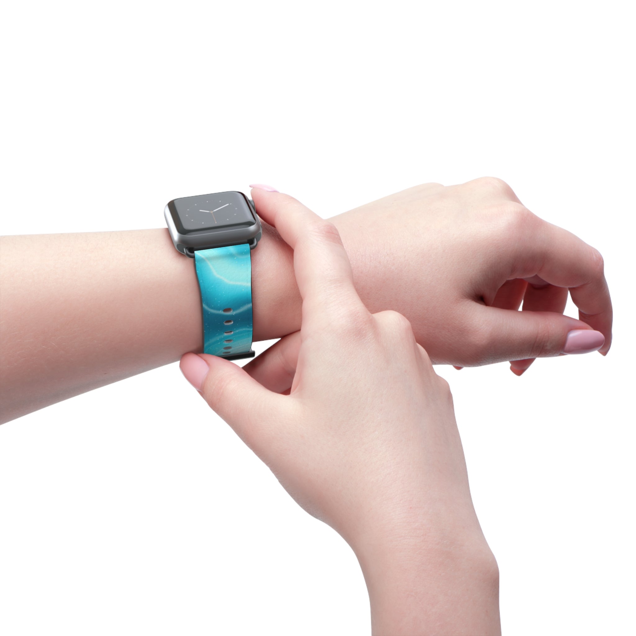 Aquamarine Smartwatch Strap by etchd, view 11