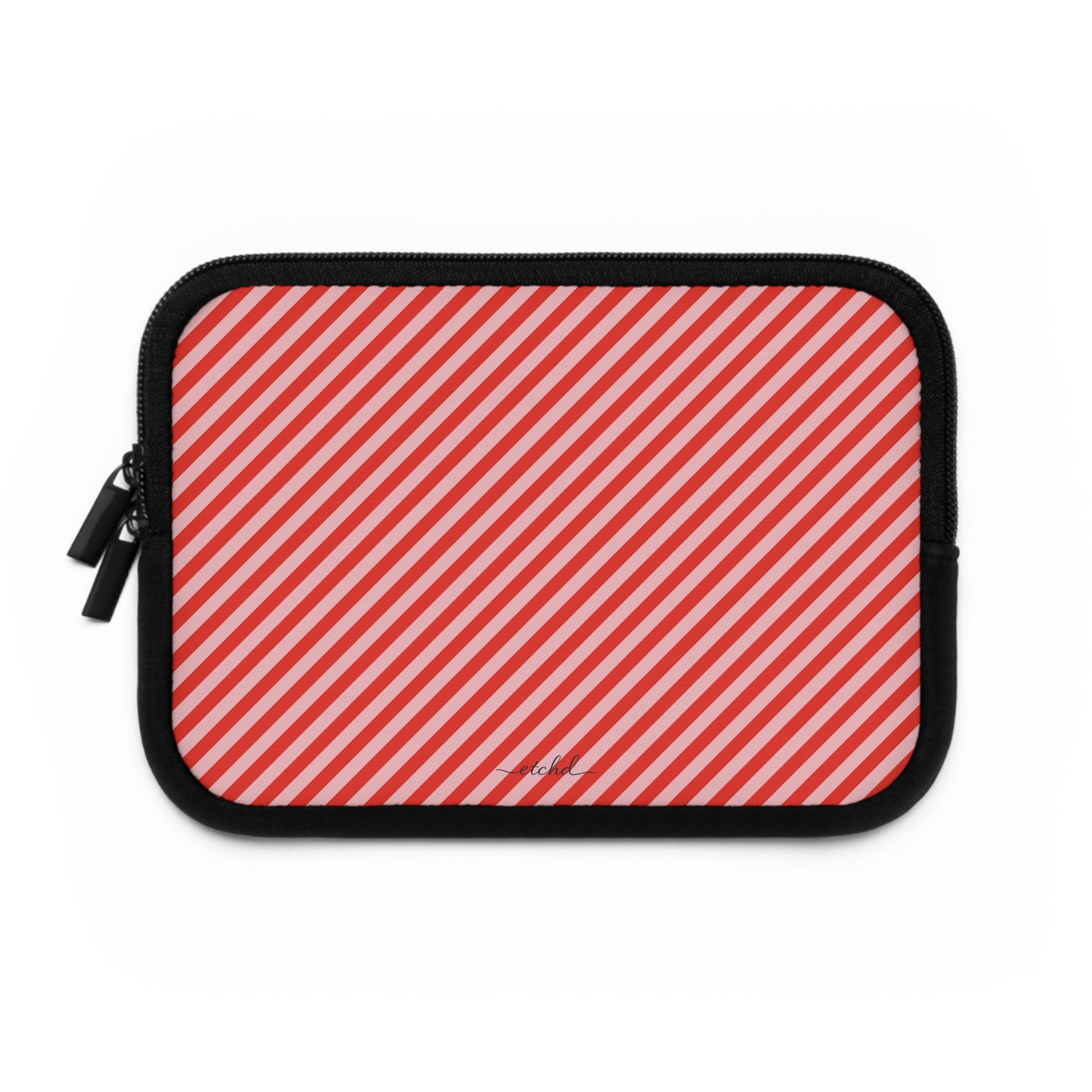 Poppy And Blush Diagonal Laptop Sleeve by etchd, view 2