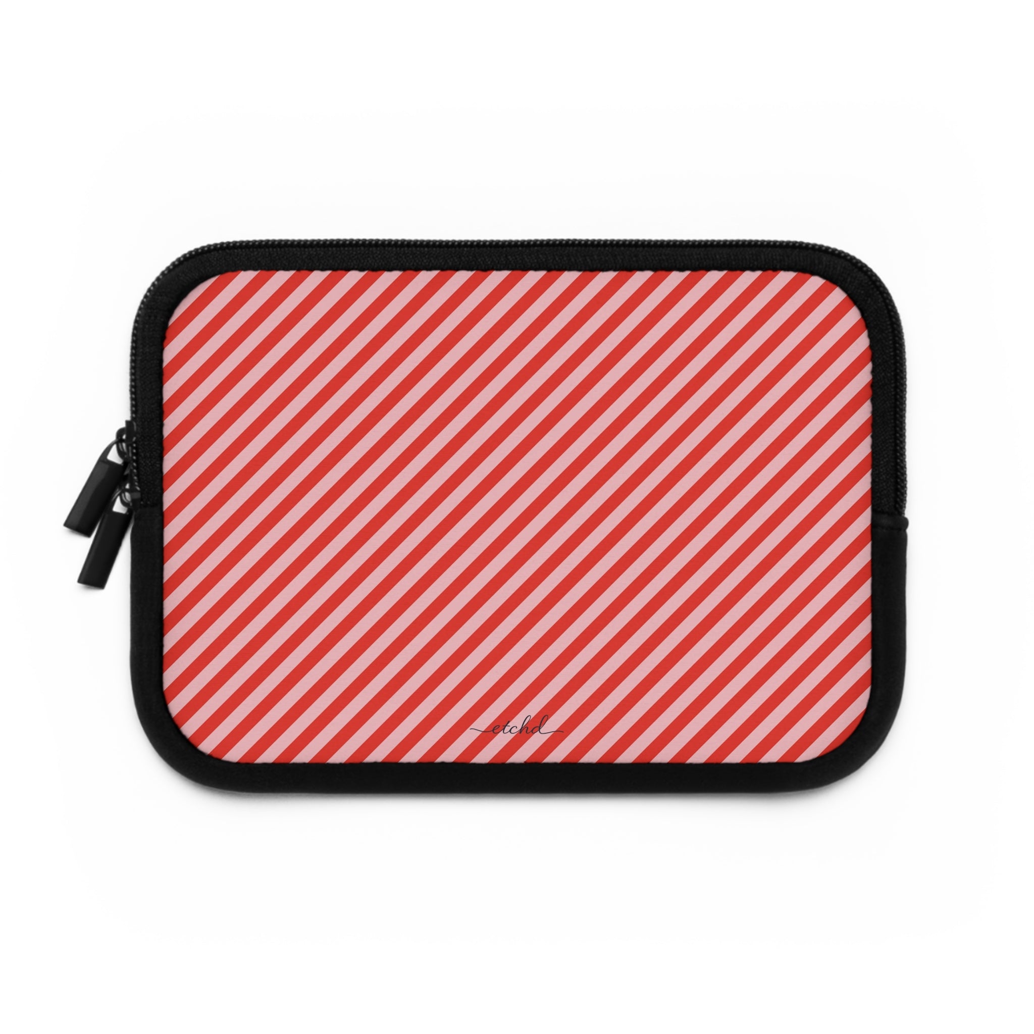 Poppy And Blush Diagonal Laptop Sleeve by etchd, view 2