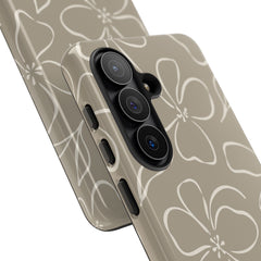 Neutral Floral Phone Case by etchd, view 209