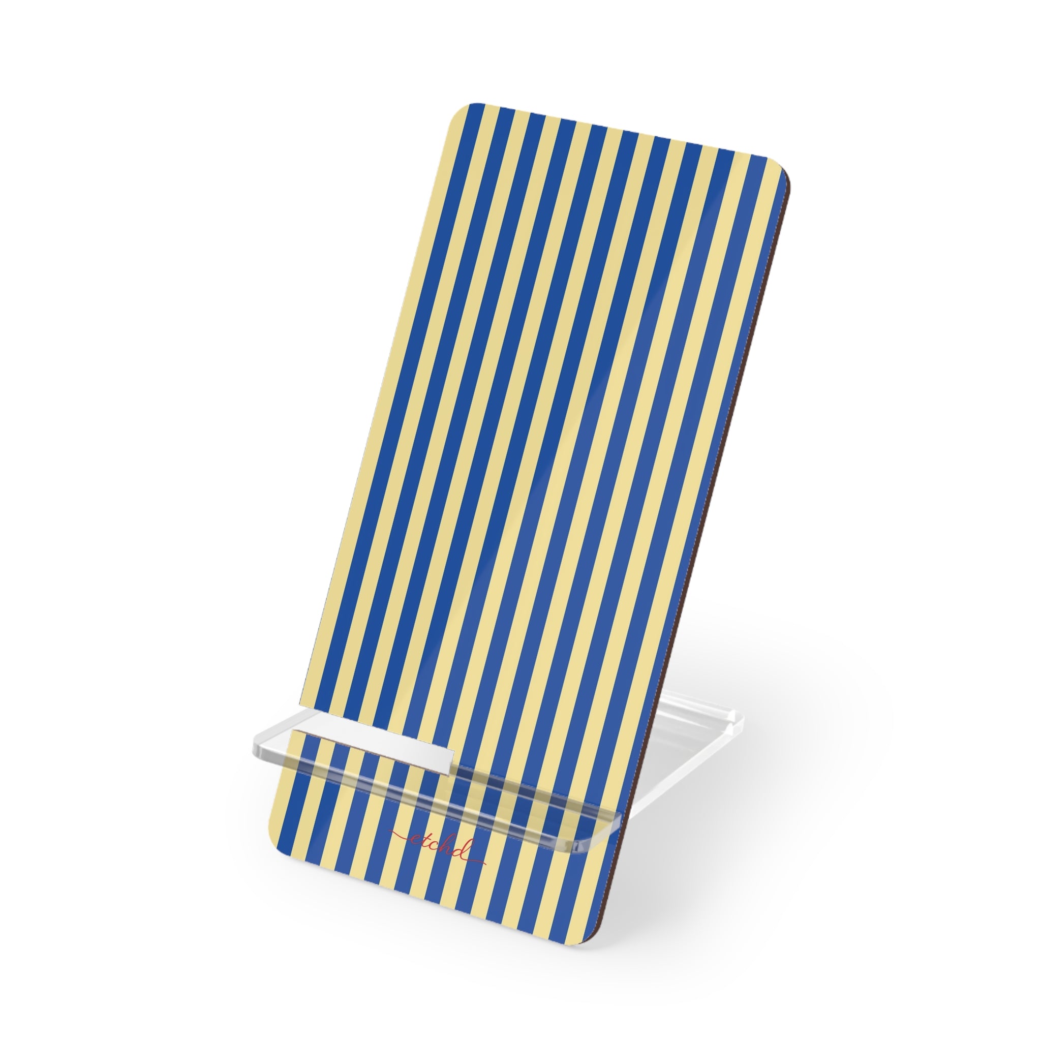 Cobalt And Butter Phone Stand by etchd