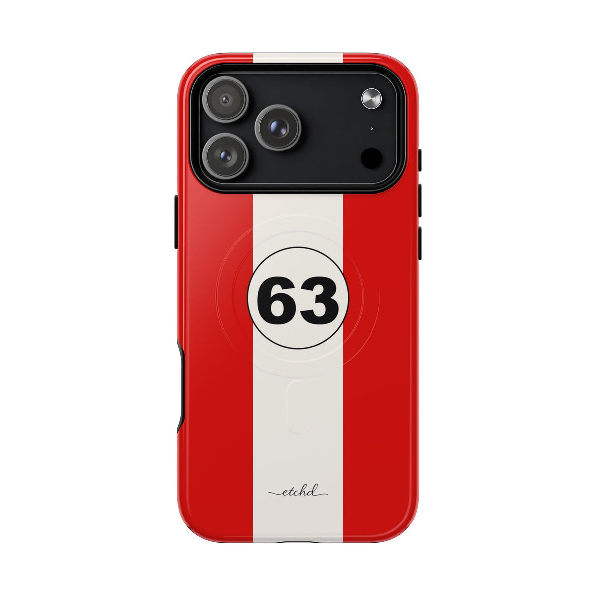 Monza Red Magnetic Phone Case by etchd, view 31