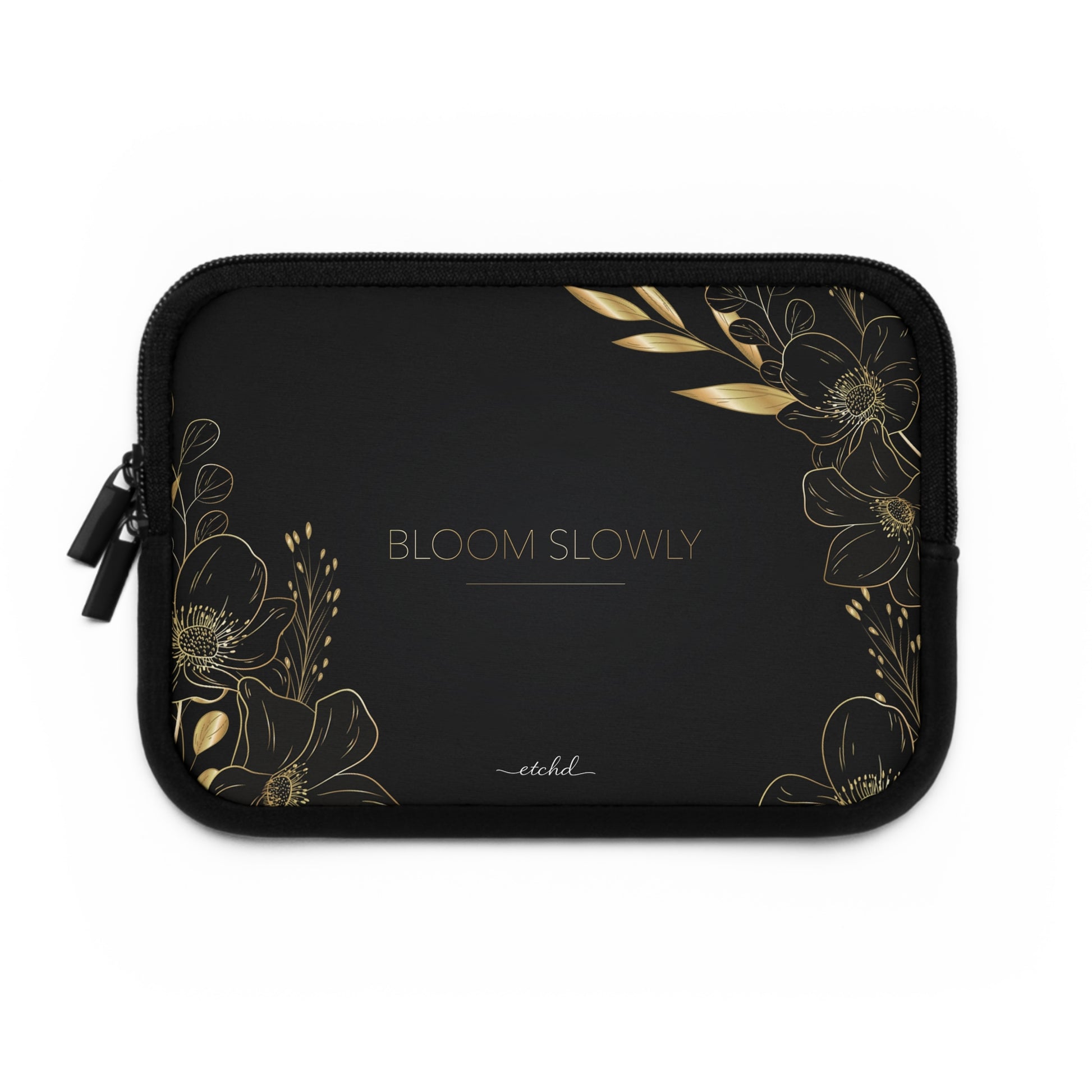 Bloom Slowly Laptop Sleeve by etchd, view 2