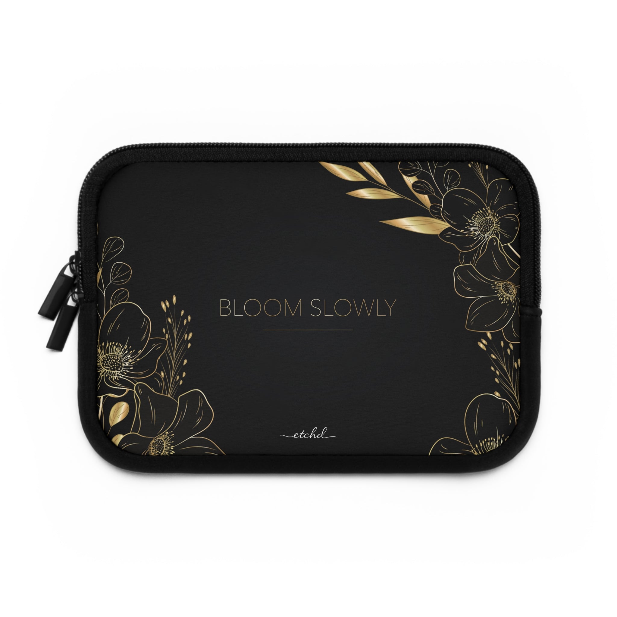 Bloom Slowly Laptop Sleeve by etchd, view 2