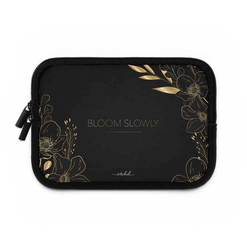 Bloom Slowly Laptop Sleeve by etchd, view 2