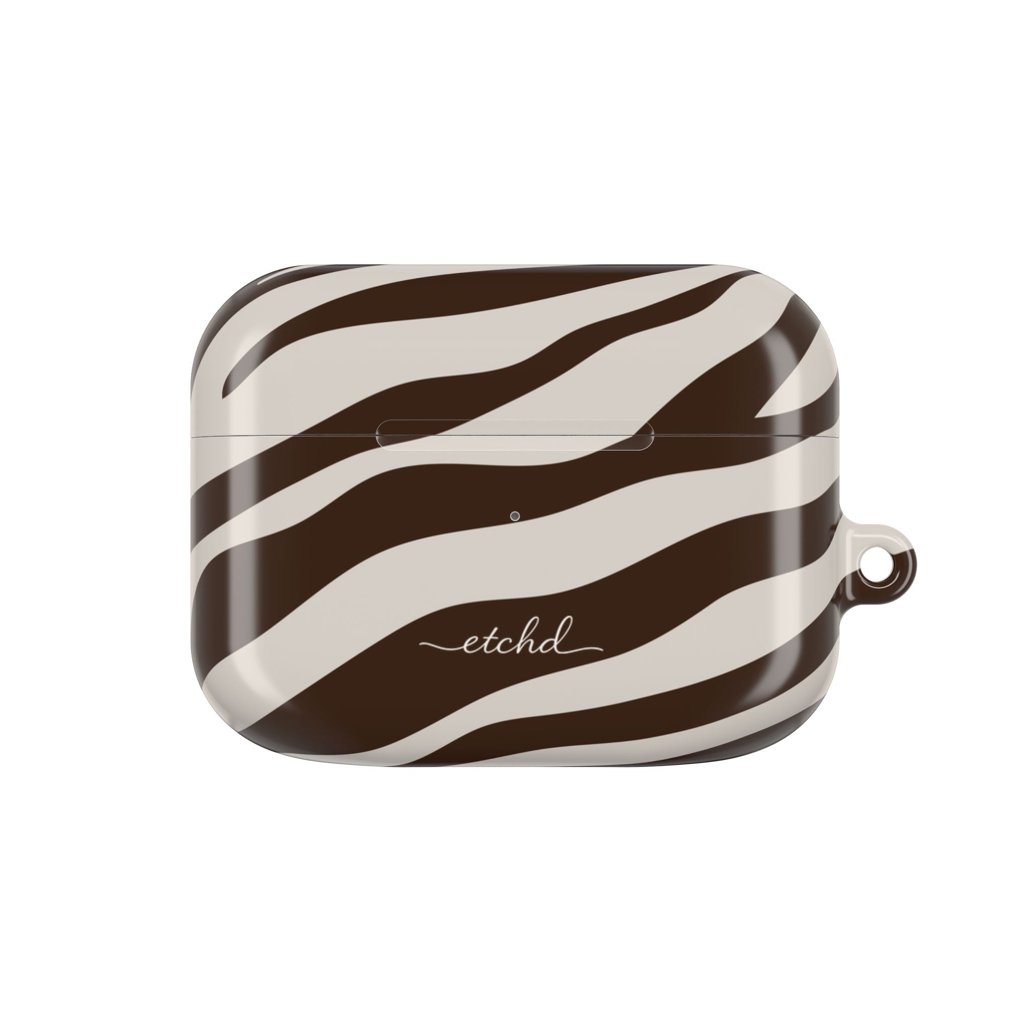 Brown Zebra AirPod Case by etchd