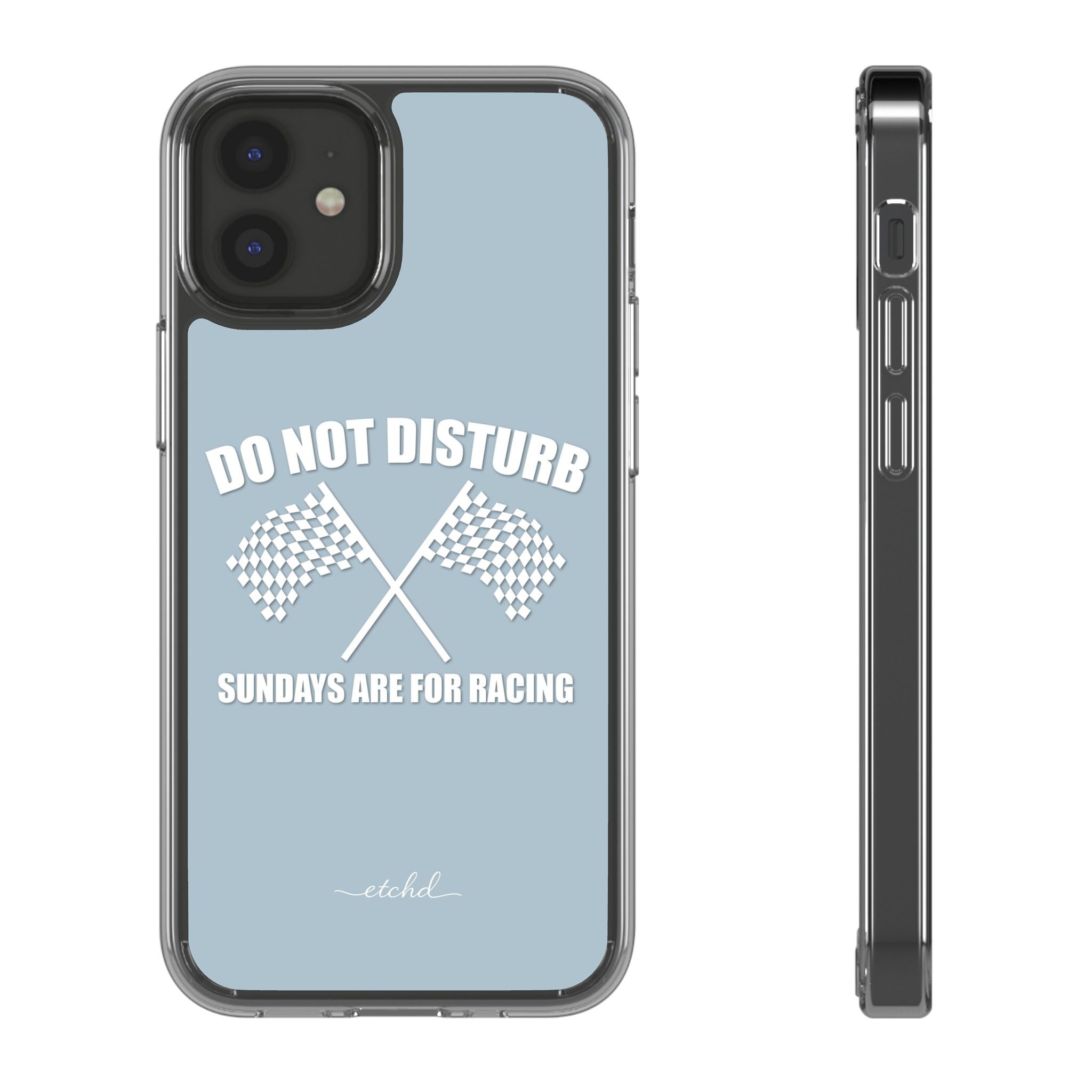 DND Sunday v2 Clear Phone Case by etchd, view 2