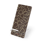 Butter & Brown Floral Phone Stand