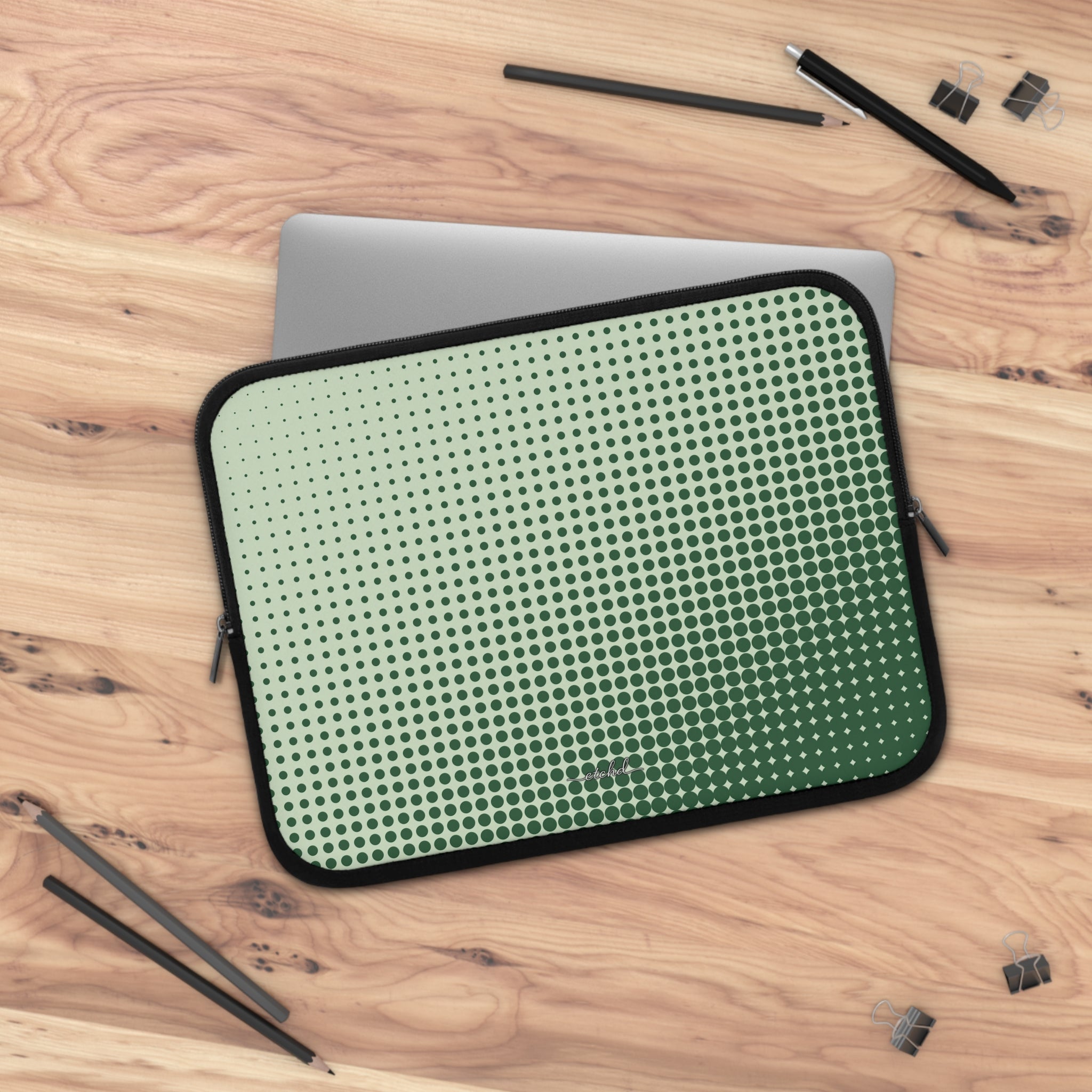 Matcha Halftone Laptophülle-zoom-9