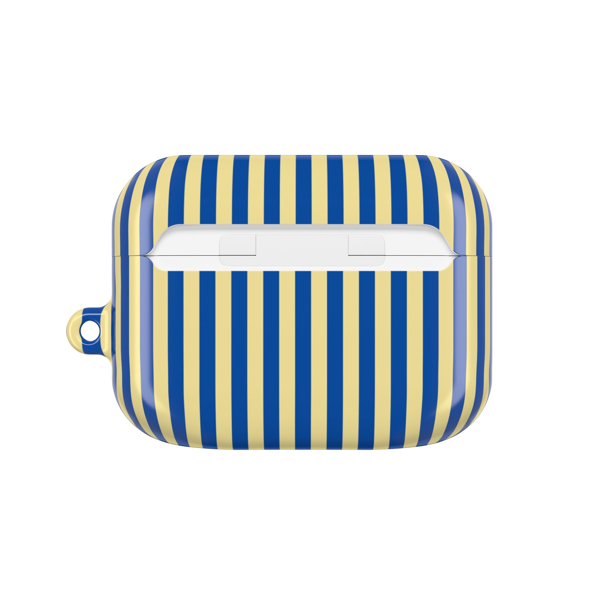 Cobalt & Butter Striped AirPod Case by etchd, view 7