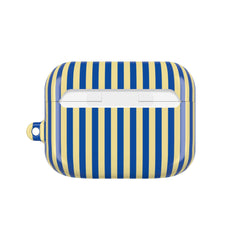 Cobalt & Butter Striped AirPod Case by etchd, view 7