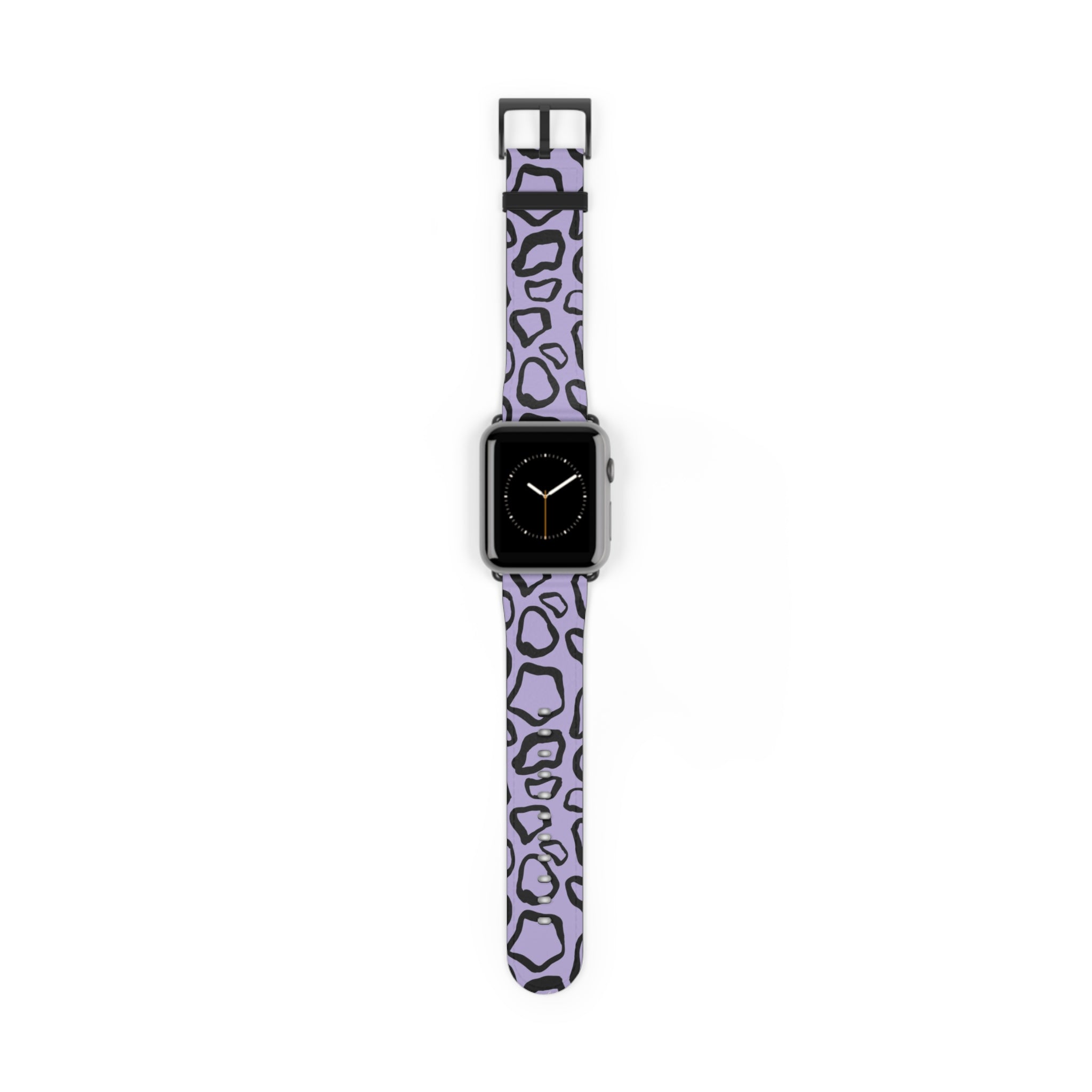 Abstract Print Lavender Smartwatch Strap by etchd, view 2