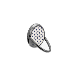 Navy & Cream Polka Dot Phone Ring Holder by etchd, view 8