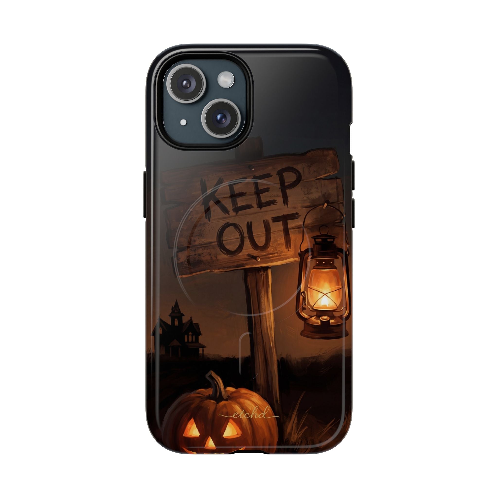 Keep Out Magnetic Phone Case by etchd, view 2