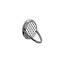 Navy & Cream Polka Dot Phone Ring Holder by etchd, view 8