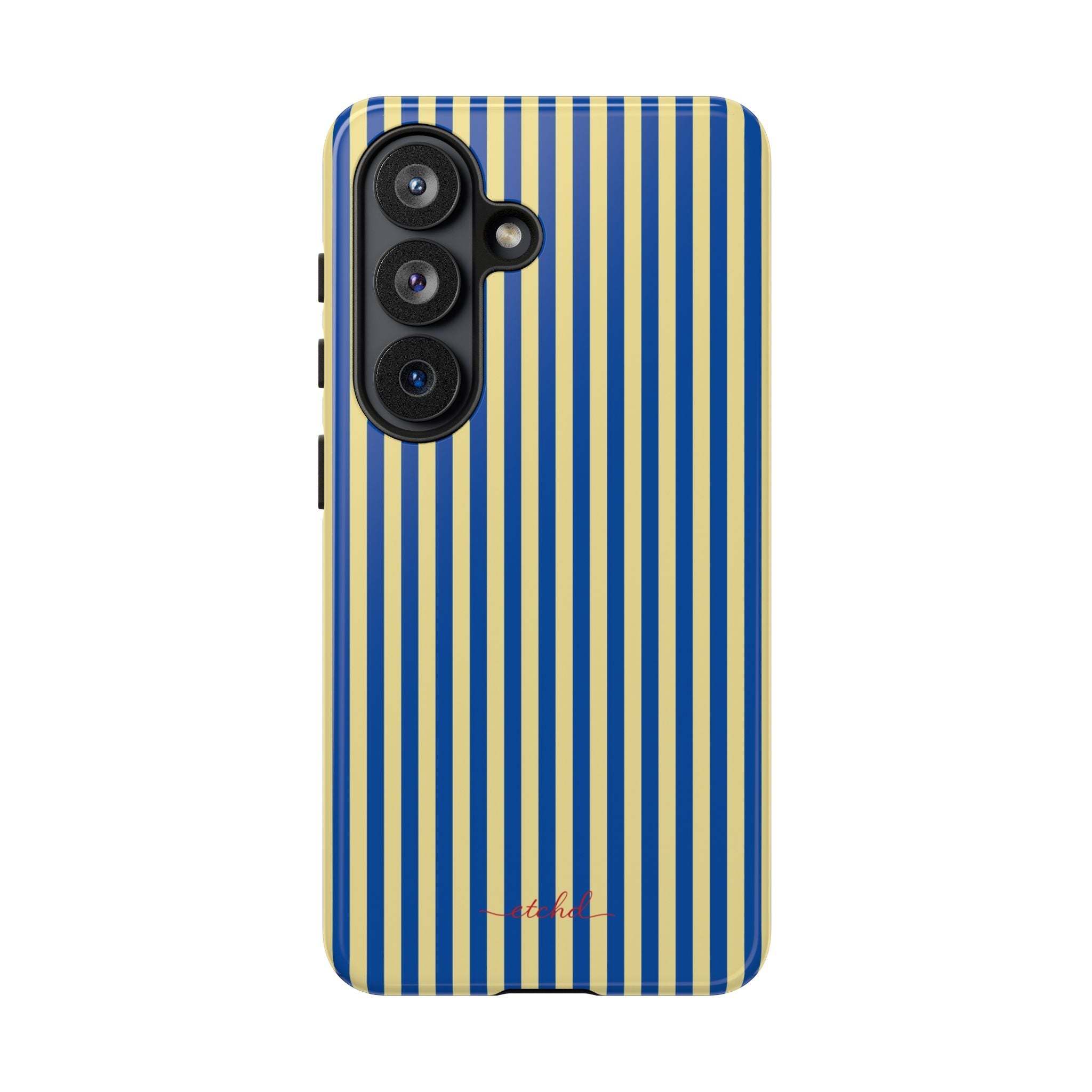 Cobalt & Butter Striped Phone Case by etchd, view 61