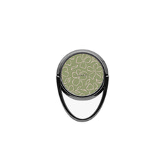 Green & Pink Floral Phone Ring Holder by etchd, view 4