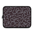 Plum & Blue Floral Laptop Sleeve