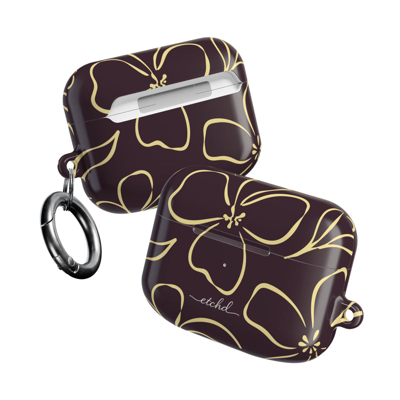 Plum & Butter Floral AirPod Case by etchd, view 10