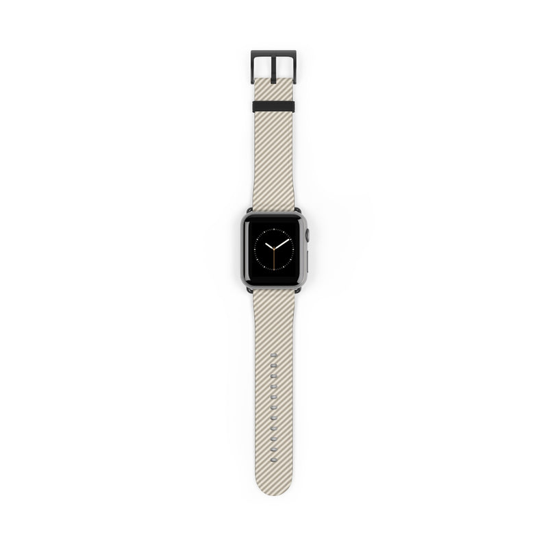 Neutral Striped Diagonal Cinturino per smartwatch di etchd