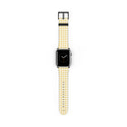Butter & White Gingham Cinturino per smartwatch