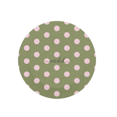 Pink And Green Polka Dot Phone Grip And Stand by etchd, view 3