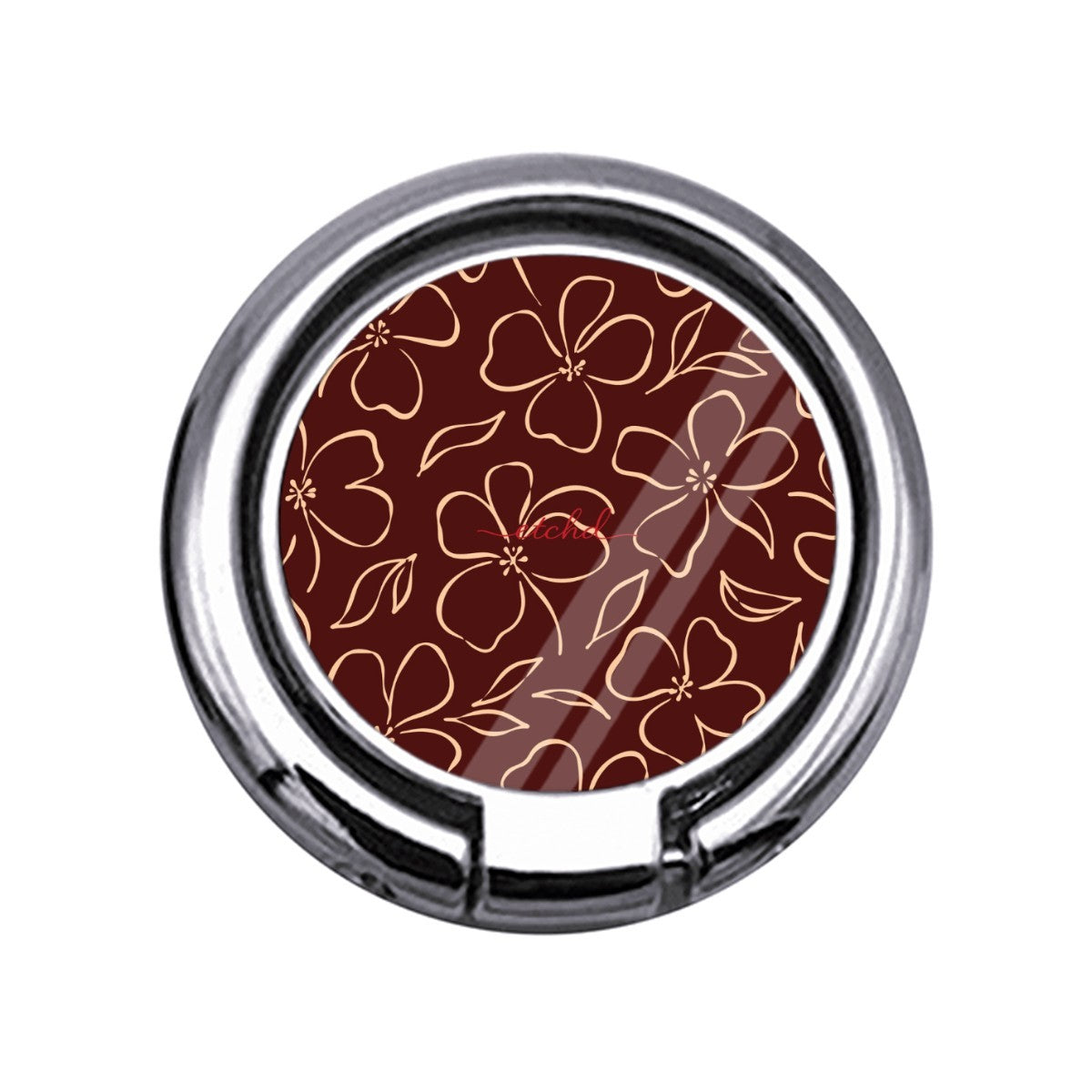 Cherry & Peach Floral Slim Ring Holder by etchd