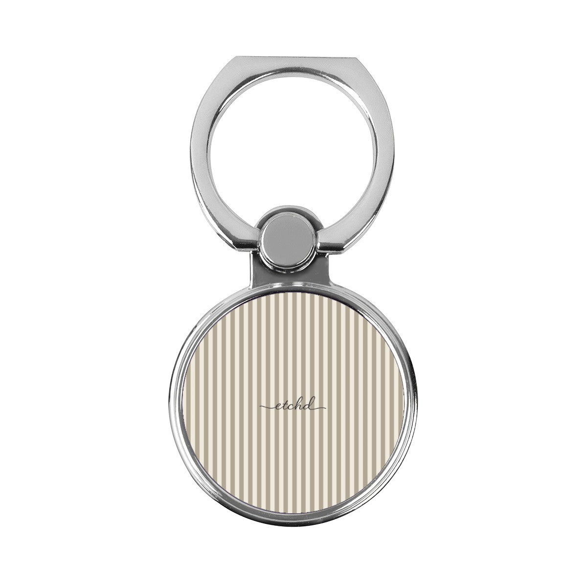 Neutral Striped Classic Ring Holder by etchd
