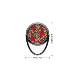 Leopard & Red Stars Phone Ring Holder by etchd, view 3