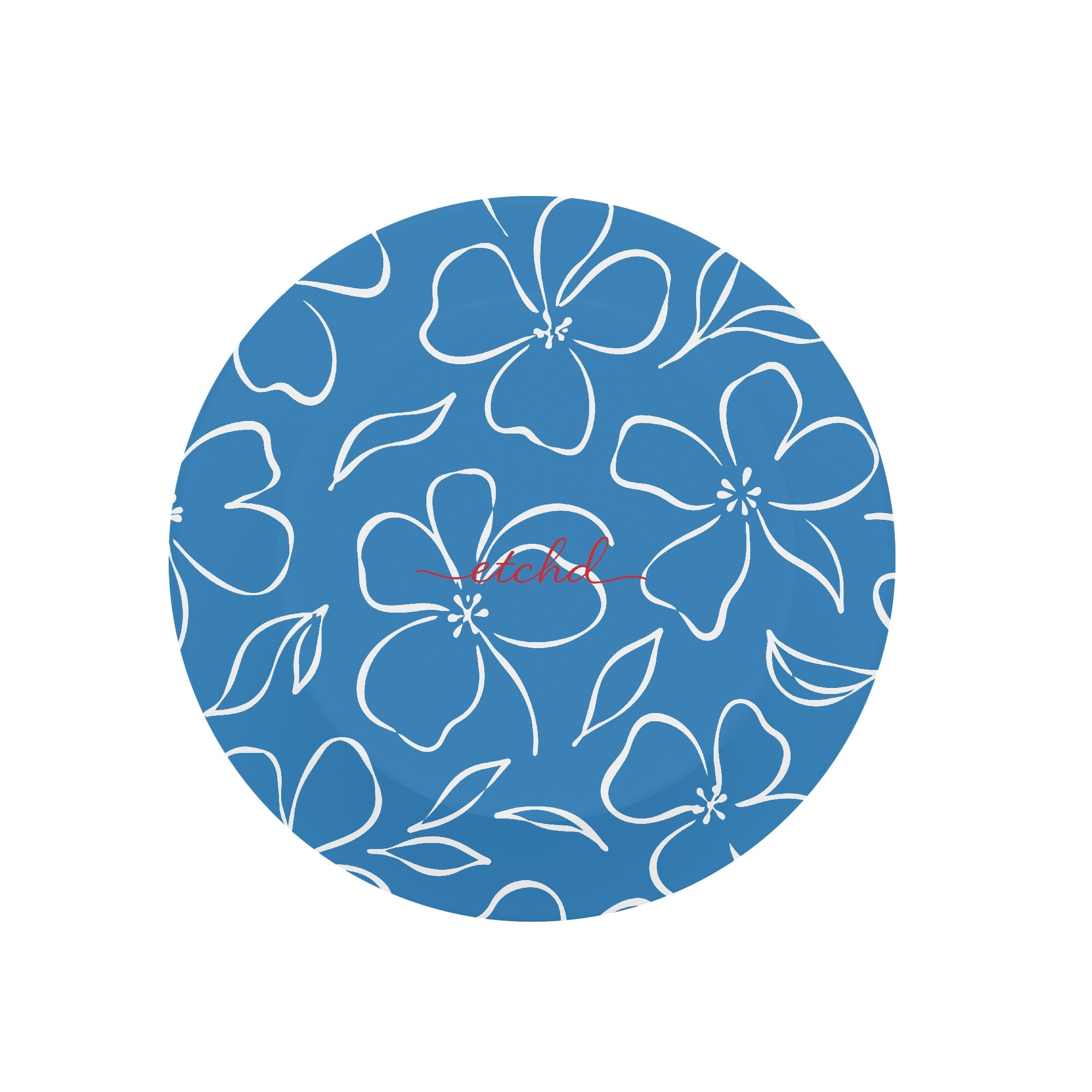 Cerulean & White Floral Agarre y soporte para móvil de etchd, vista 2