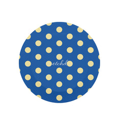 Butter And Cobalt Polka Dot Phone Grip And Stand by etchd, view 2