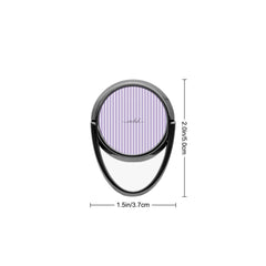 Lilac & Cream Striped Phone Ring Holder by etchd, view 3