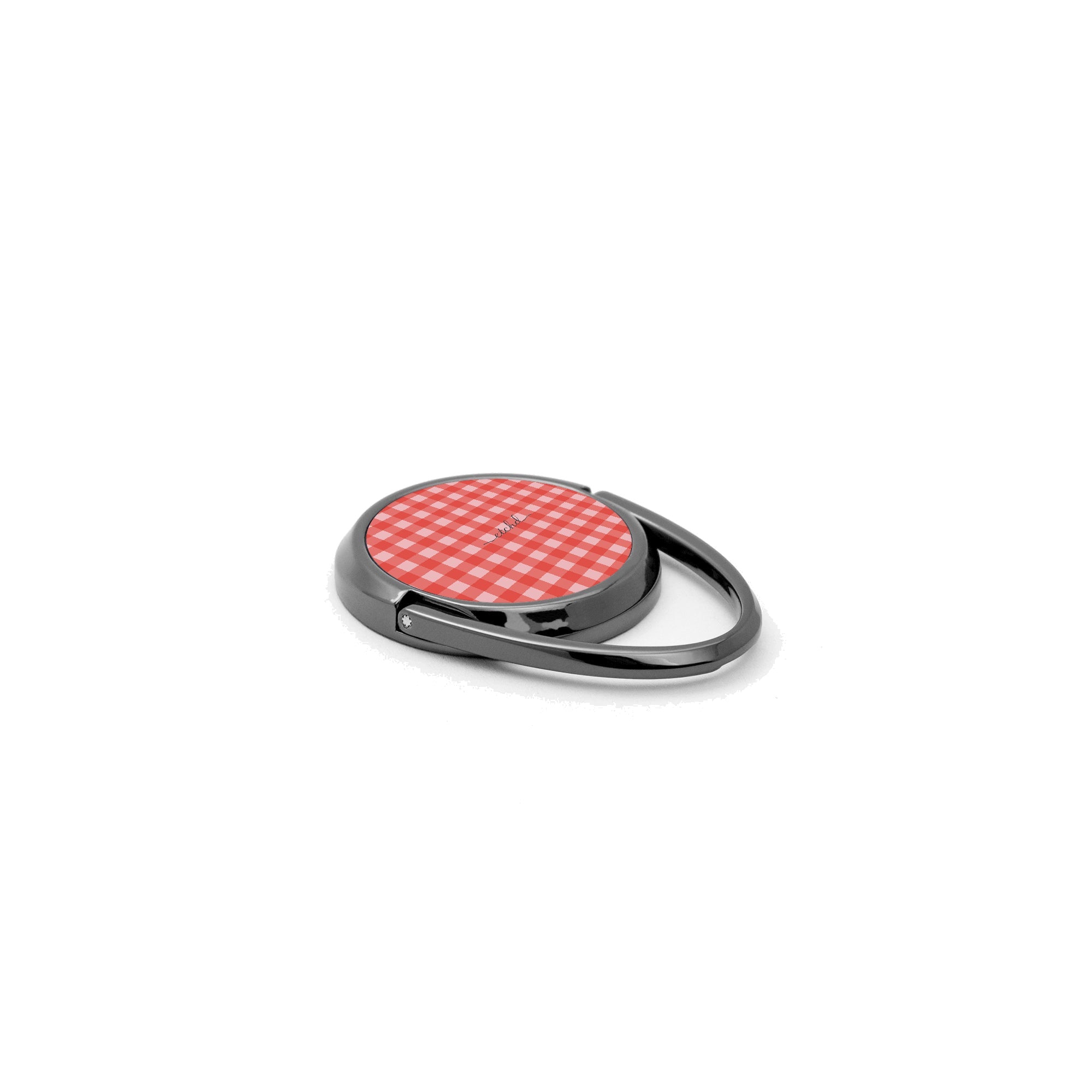 Blush & Poppy Gingham Phone Ring Holder by etchd, view 2