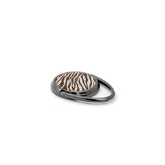Brown Zebra Phone Ring Holder by etchd, view 2