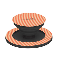 Coral And Peach Diagonal Phone Grip And Stand by etchd, view 6