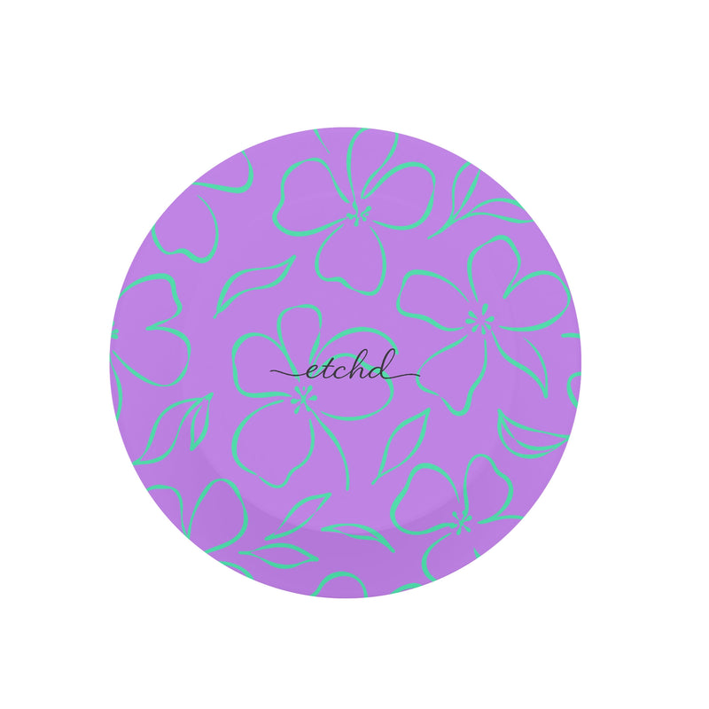 Lilac & Hypermint Floral Agarre y soporte para móvil-zoom-