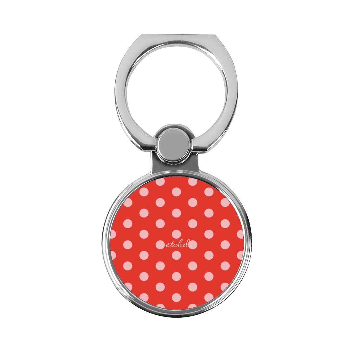 Blush & Poppy Polka Dot Classic Ring Holder by etchd