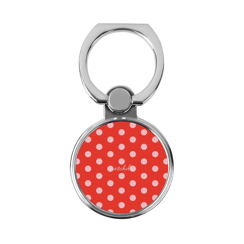 Blush & Poppy Polka Dot Classic Ring Holder-zoom-