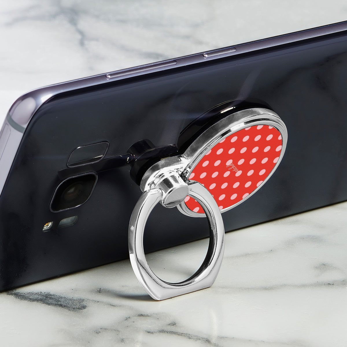 Blush & Poppy Polka Dot Classic Ring Holder by etchd, view 2