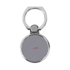 Plum & Blue Striped Diagonal Classic Ring Holder